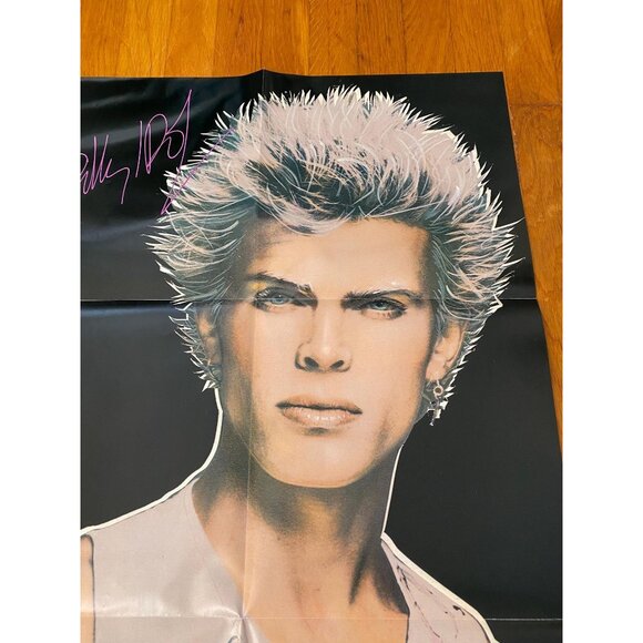 Vtg Billy Idol Music Poster, Original 1983 Chrysalis, Billy Idol Poster, 22x33 - Picture 5 of 8